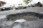 Un gran bache que crece y crece